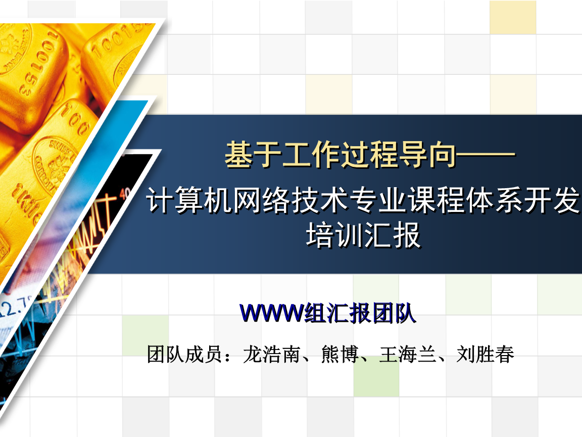 計算機網絡技術專業課程體系開發培訓匯報
